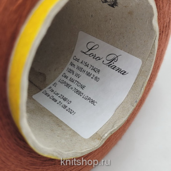 Loro Piana Wish MAD1715 (Mattone сорбет) 100% меринос 2/60 3000м/100гр