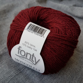 Fonty Mongolia 3 (14) 85% меринос, 15% як 50 г/150 м