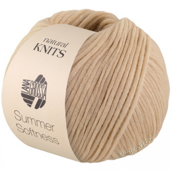 Lana Grossa Summer Softness (03) 80% хлопок органический, 20% меринос 50г/130м шнурок