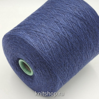 Zegna Baruffa Cashwool 2/30 (442194 258743 синий индиго меланж) 100% меринос экстрафайн 1500м/100гр