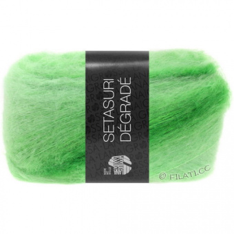 Lana Grossa SetaSuri Degrade (103) 69% альпака сури, 31% шелк 50г/424м