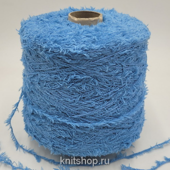 New Mill Green Fur (133133 голубой) 83% кашемир, 3% меринос, 14% па 140м/100гр мех