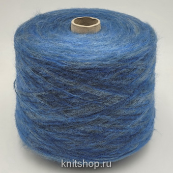 Mohair Stampato (785015 синий мультиколор) 30% кидмохер, 40% полиакрил, 30% па 600м/100гр