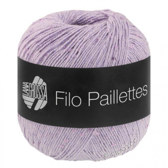 Lana Grossa Filo Paillettes (08) 55% хлопок, 39% полиэстер, 6% па, пайетки 50гр/155м