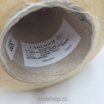 Cariaggi Alba (719534 медовый) 60% кашемир вспушенный, 40% шёлк 2500м/100гр