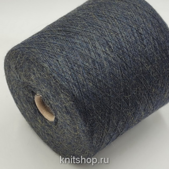 Loro Piana A427 MAL3972 (313073 голубая ель меланж) 60% кашемир, 40% альпака бэби 2/26 1300м/100гр