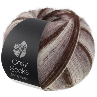 Lana Grossa Meilenweit 100 Cosy Socks Soft Stripes (103) 70% меринос, 30% полиамид 100г/400м