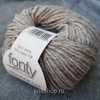 Fonty Mongolia 5 (00) 85% меринос, 15% як 50 г/90 м