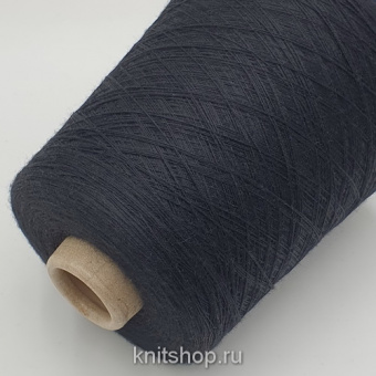 Botto Poala/Fullonica Elite (Nero черный) 70% меринос, 30% шелк 2/58 2900м/100гр