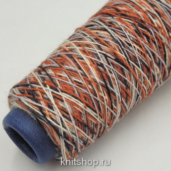 Sock Color (424 кирпичный) 75% меринос, 25% па 420м/100гр классическая 4-х нитка