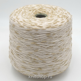 Шишибрики (белое золото) синтетические волокна, люрекс 520м/100гр