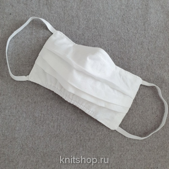 Маска защитная гигиеническая многоразовая, белая