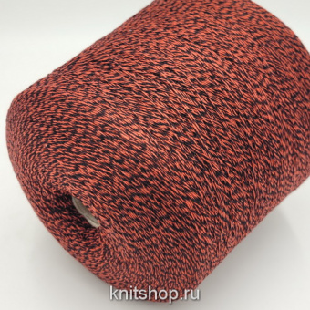 Lanecardate Canberra (S1024 красный черный мулине) 100% кардная шерсть мериноса 2/15.5 775м/100гр