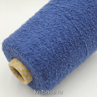 Biagioli Modesto Cloud (313425 синий индиго) 82% кашемир вспушенный, 18% па 1250м/100гр букле