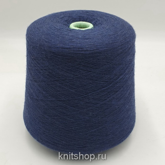 Zegna Baruffa Cashwool 2/48 (442194 темно-синий меланж) 100% меринос 2400м/100гр