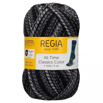 Regia All Time Classics Color (04133) 75% меринос, 25% полиамид 100г/420м