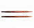 Спицы 10 см 5,5мм укороченные съемные Ginger Knit Pro, ламинированная береза, коричневый