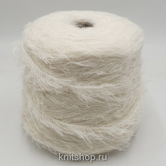 Torcitura Di Domaso BabyFur (901 сливочный) 40%альпака 22%кидмохер 38%па 270м/100гр травка, мех