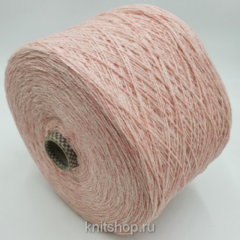 Pisa (Rosa Mel нежно-розовый меланж) 70% меринос, 30% кашемир 2/12 600м/100гр