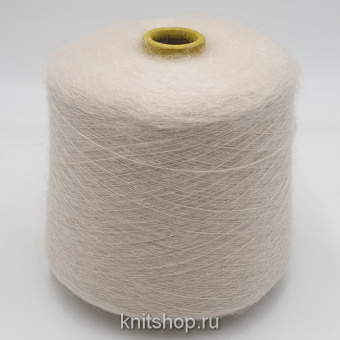 KidMohair Seta (15 пудра) 70% суперкид мохер, 30% шёлк 950м/100гр