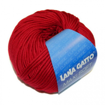 Lana Gatto Maxi Soft (12246) 100% меринос экстрафайн 50гр 90м