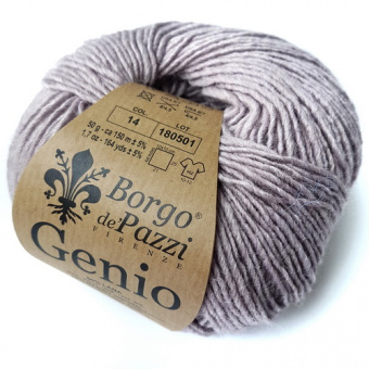Borgo de'Pazzi Genio (14) 50% меринос, 20% кид мохер, 30% бамбук 50 г/150 м