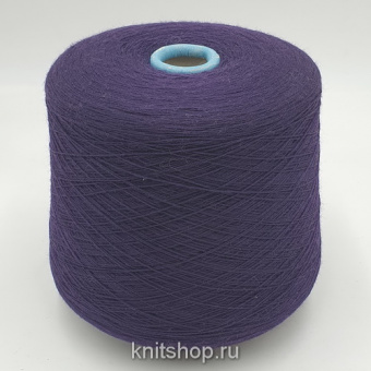 Zegna Baruffa Cashwool 2/30 (027984 баклажан) 100% меринос 1500м/100гр
