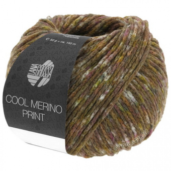 Lana Grossa Cool Merino Print (105) 90% меринос, 10% па 50г/150м