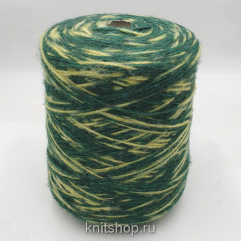 Filitaly Lab Jungle (16766 зеленый лайм) 32%альпака, 12%меринос, 34%акрил, 22%па 220м/100гр шнурок