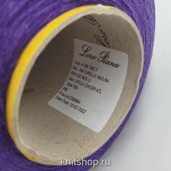 Loro Piana Naturelle MAD2754 (Viola фиолетовый) 55% шёлк, 45% лён 2/64 3200м/100гр