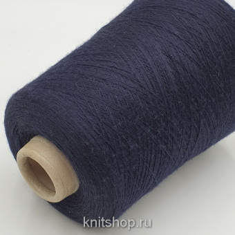 Zegna Baruffa Diamante (008800-1 темно-синий) 70% меринос, 10% кашемир, 20% шёлк 2/52 2600м/100гр