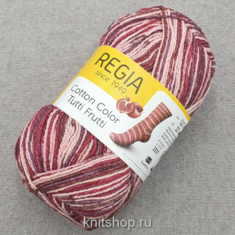 Schachenmayr Regia Cotton Tutti Frutti (02422) 72% хлопок, 18% полиамид, 10% полиэстер 100 г/420 м