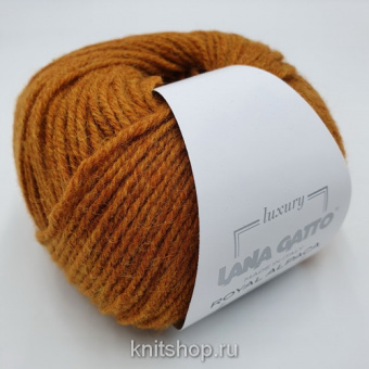 Lana Gatto Royal Alpaca (9161 куркума) 70% альпака бэби, 30% нейлон 50г/115м