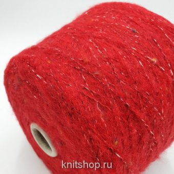 Pinori Filati MargheritaGarzato (8581 красный) 30% мохер, 10% меринос, 58% акрил, 2% па 320 м/100 гр