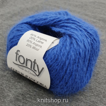 Fonty Coeur Dangora (207 синий) 80% ангора, 20% меринос 25 г/108 м