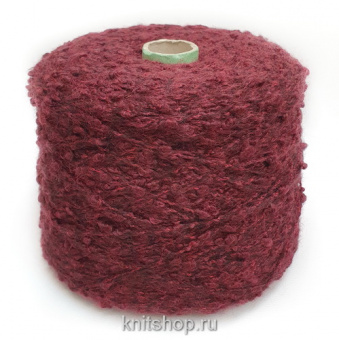 Ecafil Tango (785666 винный) меринос, акрил, па 130м/100гр букле с утолщениями, шишечки