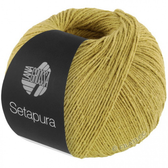 Lana Grossa Setapura (002) 100% буретный шёлк 50г/200м