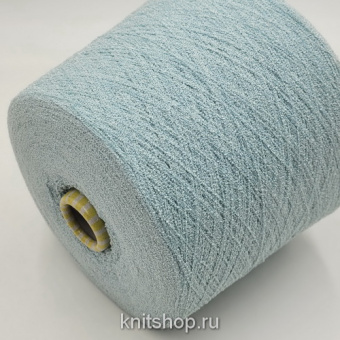 Filati Buratti Auriga (Azur голубой) 65% шелк, 35% па 1300м/100гр букле