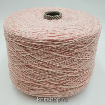 Pisa (Rosa Mel нежно-розовый меланж) 70% меринос, 30% кашемир 2/12 600м/100гр