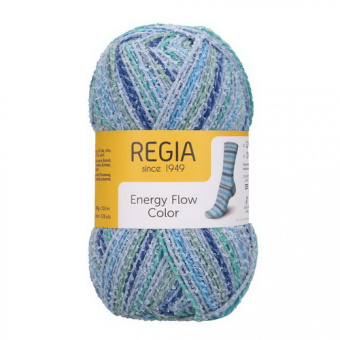 Regia Energy Flow Color (00183) 42% меринос, 33% хлопок, 25% па 100г/300м