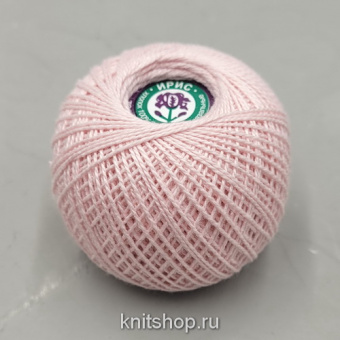 Ирис (1002 пудра) 100% хлопок мерсеризованный 25гр/150м