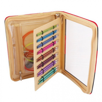 Набор Special Interchangeable Needle Set съемных укороченных спиц Zing со сменными лесками, алюминий