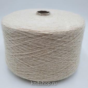 Soffio (Beige беж, люрекс золото) 40%меринос, 25%кидмохер, 5%люрекс, 30% другие волокна 750м/100гр