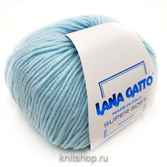 Lana Gatto Super Soft (14545 лазурный нежный) 100%меринос 50 г/125 м