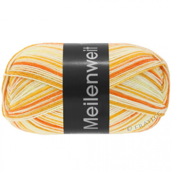 Lana Grossa Meilenweit 100 Fun (4437) 80% меринос, 20% полиамид 100г/420м