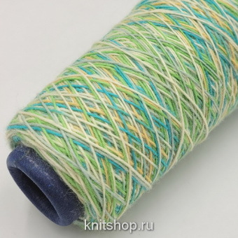 Sock Color (404 яблоко) 75% меринос, 25% па 420м/100гр классическая 4-х нитка