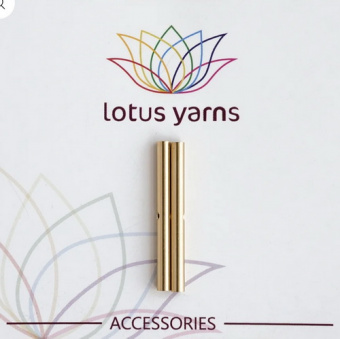 Коннекторы для спиц Needle Tip Connectors, латунь brass, Lotus Yarns