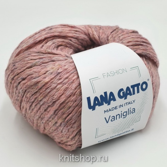 Lana Gatto Vaniglia (09417 античная роза) 67% хлопок, 23% лён, 10% па 50г/125м