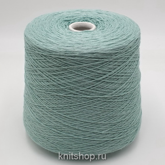 Tussah Setica (164719 пыльный тиффани) 70% шелк тусса, 30% пл 6/30 500м/100гр
