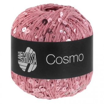 Lana Grossa Cosmo (014) 100% хлопок, пайетки 100г/260м